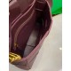 Bottega Veneta Cassette Bag In Burgundy Grained Leather