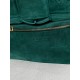 Bottega Veneta Chain Cassette Bag In Emerald Green Suede