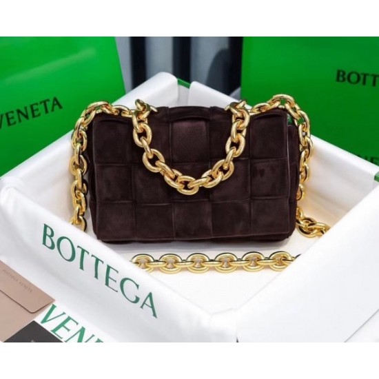 Bottega Veneta Chain Cassette Bag In Fondant Suede