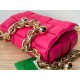 Bottega Veneta Chain Cassette Bag In Lollipop Lambskin