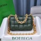 Bottega Veneta Chain Cassette Bag In Raintree Lambskin