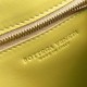 Bottega Veneta Chain Cassette Bag In Yellow Calfskin