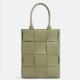 Bottega Veneta Mini Cassette Tote Bag In Travertine Lambskin