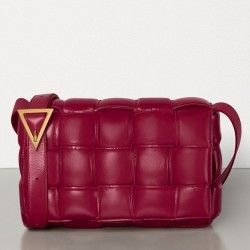 Bottega Veneta Padded Cassette Bag In Amaranto Calfskin