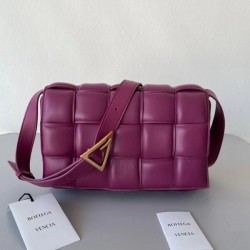 Bottega Veneta Padded Cassette Bag In Cinnabar Lambskin