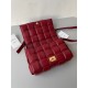 Bottega Veneta Padded Cassette Bag In Dard Red Lambskin