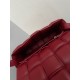 Bottega Veneta Padded Cassette Bag In Dard Red Lambskin