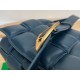 Bottega Veneta Padded Cassette Bag In Dark Blue Intrecciato Lambskin