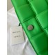 Bottega Veneta Padded Cassette Bag In Green Lambskin