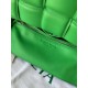 Bottega Veneta Padded Cassette Bag In Green Lambskin