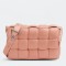 Bottega Veneta Padded Cassette Bag In Peachy Lambskin