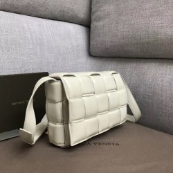 Bottega Veneta Padded Cassette Bag In Plaster Calfskin