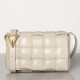 Bottega Veneta Padded Cassette Bag In Plaster Calfskin