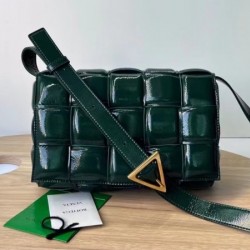 Bottega Veneta Padded Cassette Bag In Raintree Deerskin