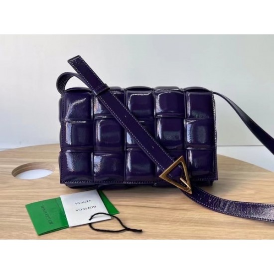 Bottega Veneta Padded Cassette Bag In Raisin Deerskin