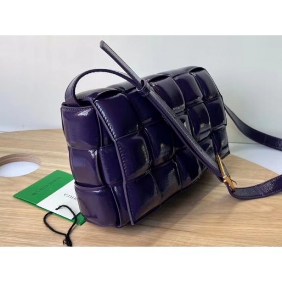 Bottega Veneta Padded Cassette Bag In Raisin Deerskin