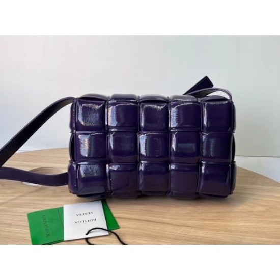 Bottega Veneta Padded Cassette Bag In Raisin Deerskin