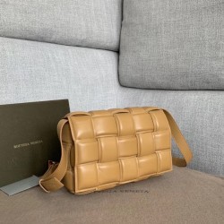 Bottega Veneta Padded Cassette Bag In Tapioca Calfskin