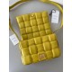 Bottega Veneta Padded Cassette Bag In Yellow Lambskin