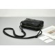 Bottega Veneta Small Cassette Camera Bag In Black Lambskin