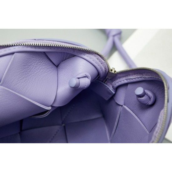 Bottega Veneta Small Cassette Camera Bag In Wisteria Lambskin