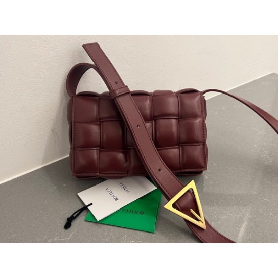 Bottega Veneta Small Padded Cassette Bag In Barolo Lambskin