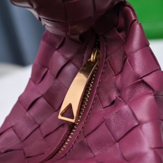 Bottega Veneta BV Jodie Mini Bag In Cinnabar Intrecciato Lambskin