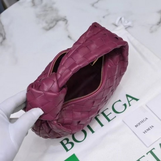 Bottega Veneta BV Jodie Mini Bag In Cinnabar Intrecciato Lambskin