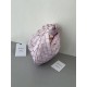 Bottega Veneta BV Jodie Mini Bag In Light Pink Intrecciato Lambskin