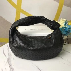 Bottega Veneta BV Jodie Small Bag In Black Intrecciato Leather