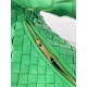 Bottega Veneta BV Jodie Teen Bag In Green Intrecciato Leather