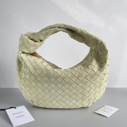 Bottega Veneta BV Jodie Teen Bag In Lemon Suede Calfskin