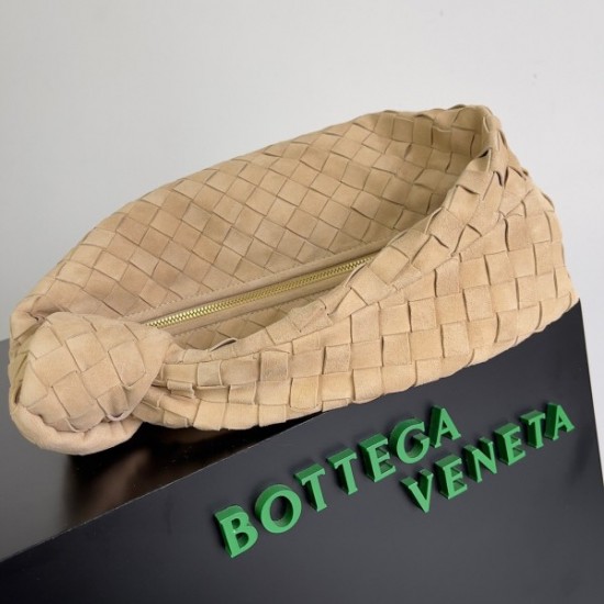 Bottega Veneta BV Jodie Teen Bag In Porridge Suede Calfskin