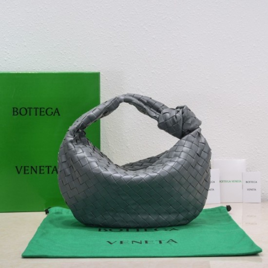 Bottega Veneta BV Jodie Teen Bag In Thunder Intrecciato Leather