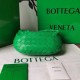 Bottega Veneta Mini BV Jodie Bag In Green Woven Leather