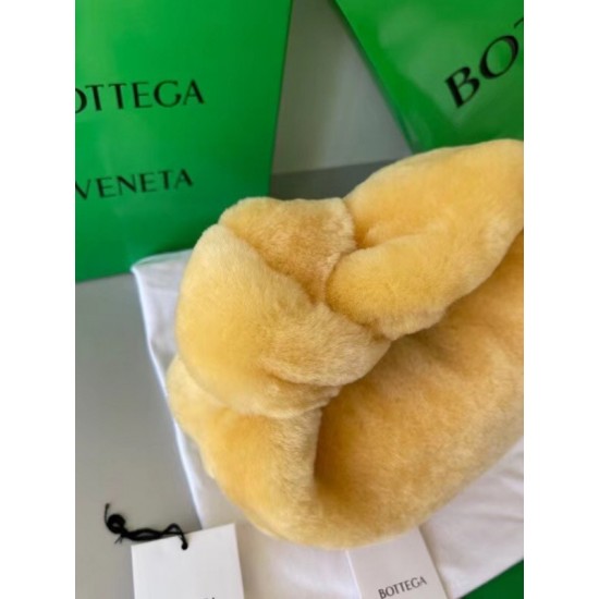 Bottega Veneta Mini BV Jodie Bag In Teddy Shearling