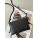 Bottega Veneta Mini Loop Bag In Black Intrecciato Lambskin