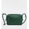 Bottega Veneta Small Loop Bag In Raintree Intrecciato Lambskin