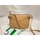 Bottega Veneta Mount Medium Envelope Bag In Almond Calfskin