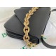 Bottega Veneta Mount Medium Envelope Bag In Black Leather