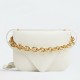 Bottega Veneta Mount Medium Envelope Bag In White Calfskin