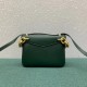 Bottega Veneta Mount Small Bag In Green Calfskin