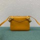 Bottega Veneta Mount Small Bag In Yellow Calfskin