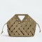 Bottega Veneta Medium Point Bag In Taupe Intrecciato Leather