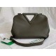 Bottega Veneta Medium Point Top Handle Bag In Camping Leather