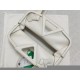 Bottega Veneta Medium Point Top Handle Bag In White Leather