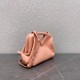 Bottega Veneta Small Point Top Handle Bag In Peachy Leather