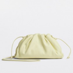 Bottega Veneta Mini Pouch Bag In Zest Washed Calfskin