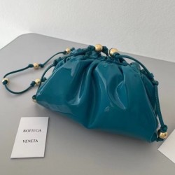 Bottega Veneta Mini Pouch In Blaster Patent Leather