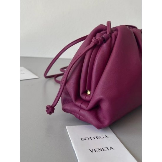 Bottega Veneta Mini Pouch In Cinnabar Calfskin